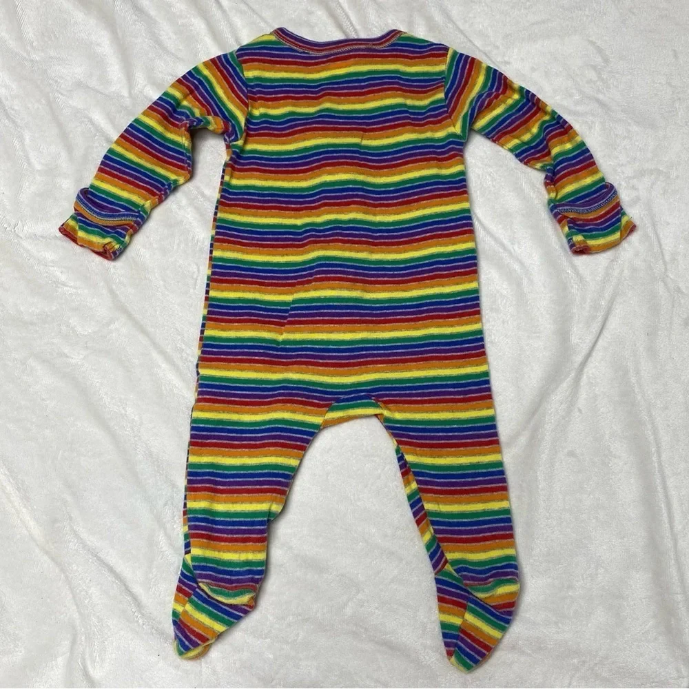 Old Navy 3-6 Month Rainbow Stripe Sleeper
